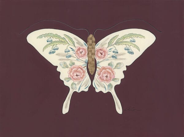 Social-Butterfly-Chinoiserie-art-prints-by-Allison-Cosmos