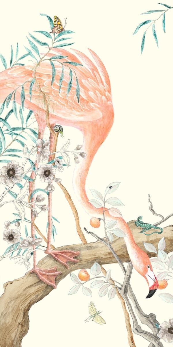"I-Pink-We're-Alone-Now"-Flamingo-Painting-Coastal-Art-by-Allison-Cosmos