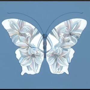 insect-yourself-blue-butterfly-art-print-by-allison-cosmos