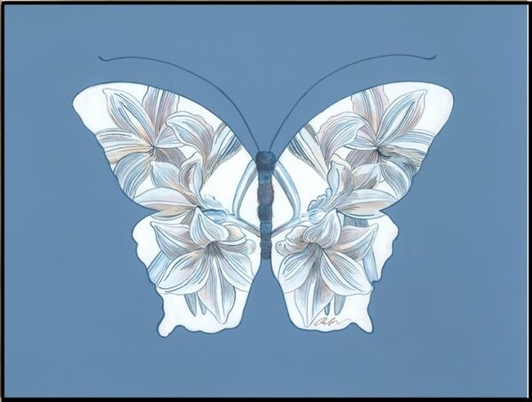 insect-yourself-blue-butterfly-art-print-by-allison-cosmos