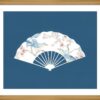 A "I'm Your Biggest Fan" Blue and White Chinoiserie with bird silhouettes on it.