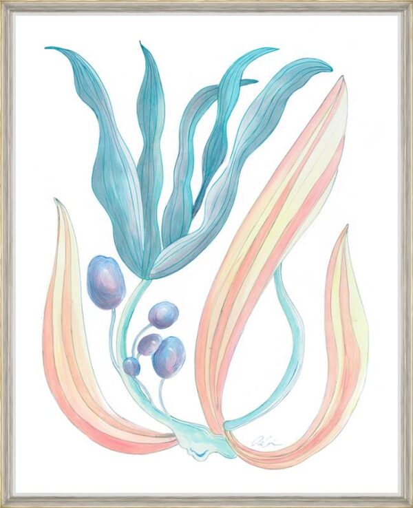 I-Can't-Kelp-Myself-seaweed-anemone-coastal-art-by-Allison-Cosmos