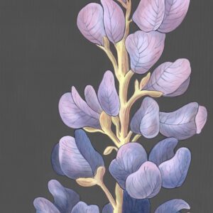lupine-purple-flower-art-painting-by-Allison-Cosmos