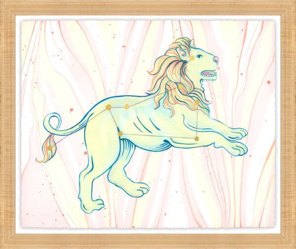 Leo-Zodiac-art-astrology-print-by-Allison-Cosmos
