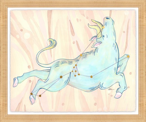 Taurus-Zodiac-art-astrology-print-by-Allison-Cosmos
