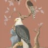 eagle-opportunity-hawk-falcon-chinoiserie-painting-by-Allison-Cosmos