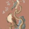 The-Powers-That-Three-hawk-falcon-Chinoiserie-painting-by-Allison-Cosmos