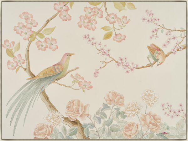 A-Peony-For-Your-Thoughts-Silver-Chinoiserie-art-by-Allison-Cosmos