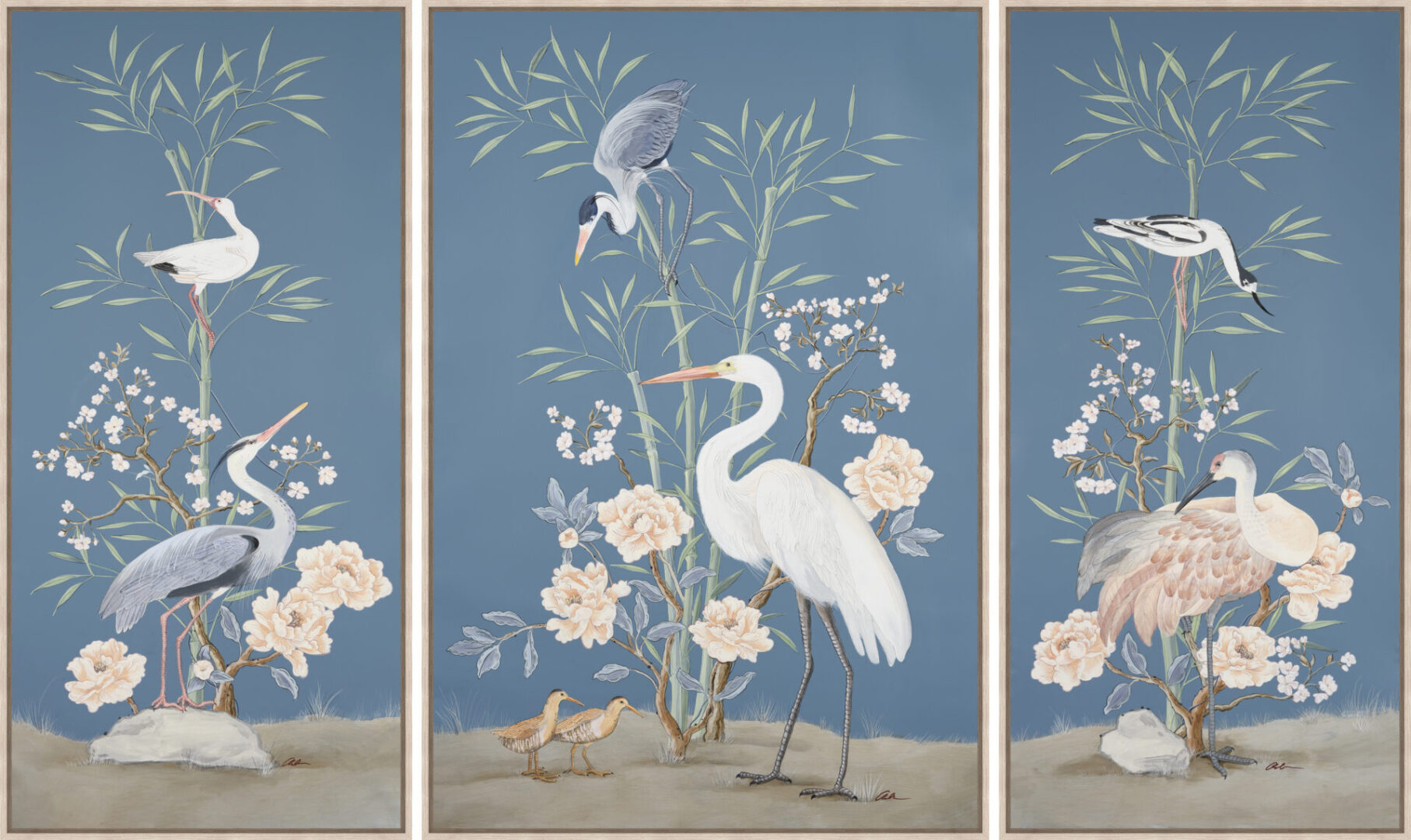 More-Than-Birds-Chinoiserie-art-heron-egret-by-Allison-Cosmos