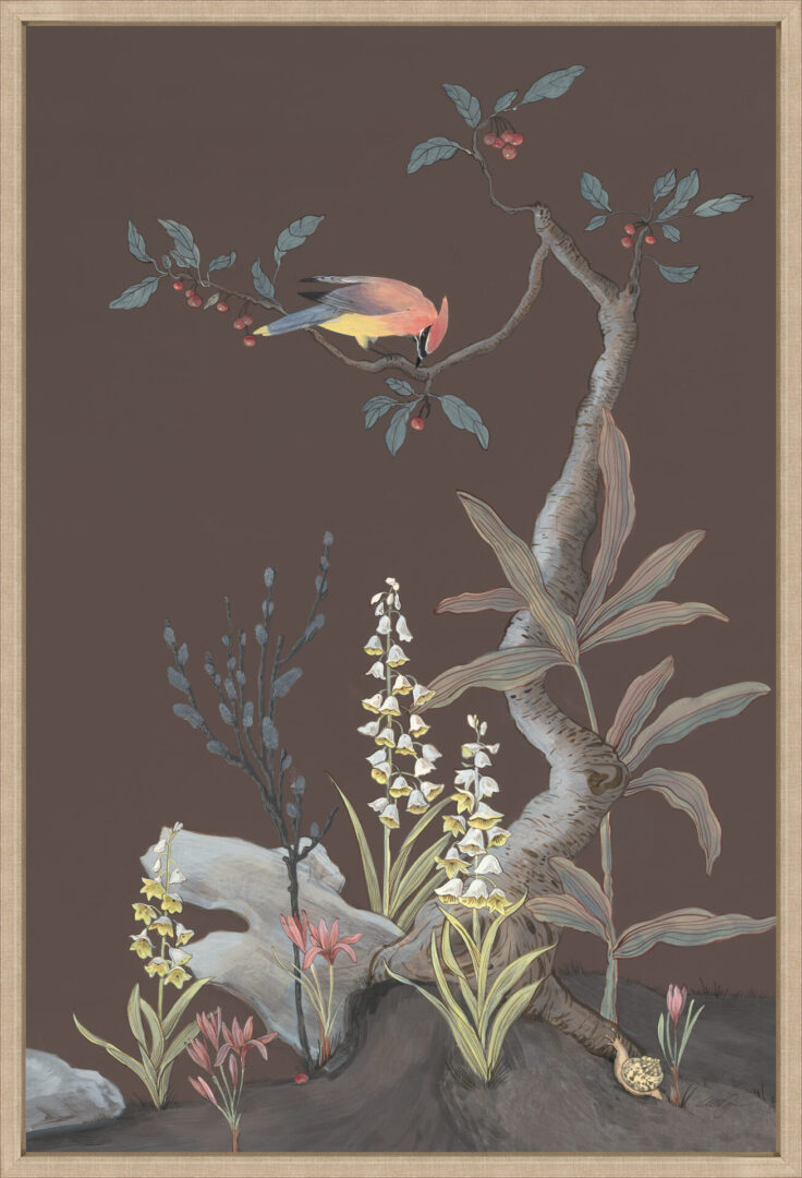 Rite-of-Spring-cedar-waxwing-chinoiserie-art-Allison-Cosmos