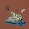 Frog-For-Thought-Chinoiserie-Insects-art-painting-by-Allison-Cosmos
