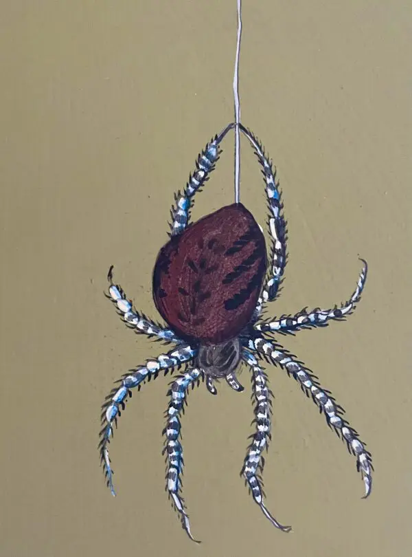 Spider-Sense-Spider-Art-painting-by-Allison-Cosmos