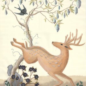 Deerly-Beloved-Deer-Fawn-Chinoiserie-by-Allison-Cosmos