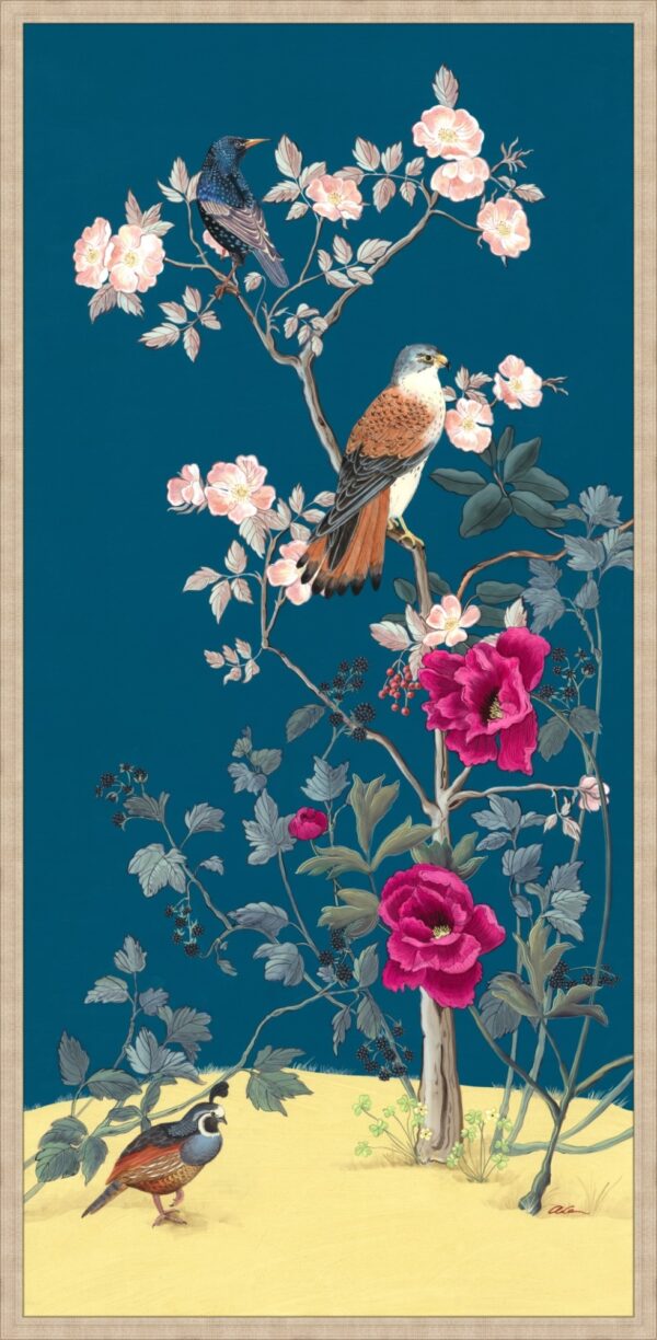 Once-Upon-A-Forest-peonies-forest-chinoiserie-art-print-by-Allison-Cosmos