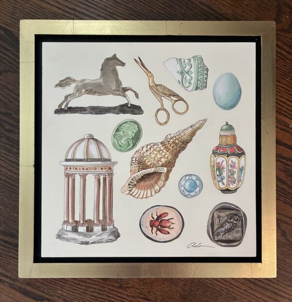 chic-and-find-antique-treasures-collectibles-art-painting-by-Allison-Cosmos