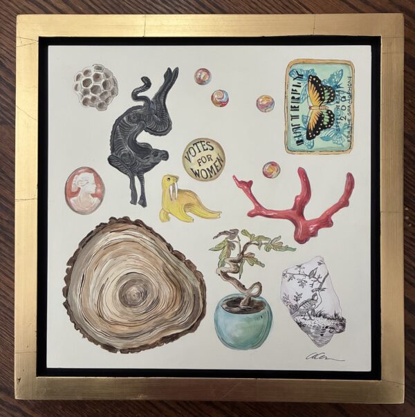 "Oh For Keepsake" collectibles, curiosities, vintage art painting - Image 5