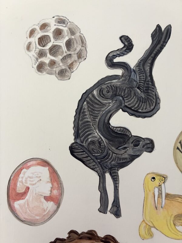 "Oh For Keepsake" collectibles, curiosities, vintage art painting - Image 7
