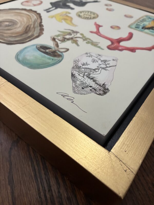 "Oh For Keepsake" collectibles, curiosities, vintage art painting - Image 6