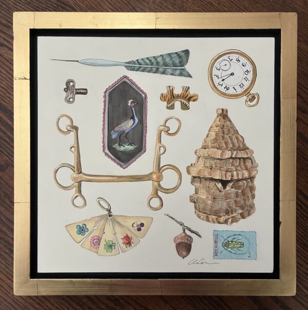 "Scavenger Hunt" collectibles treasures antique painting - Image 2