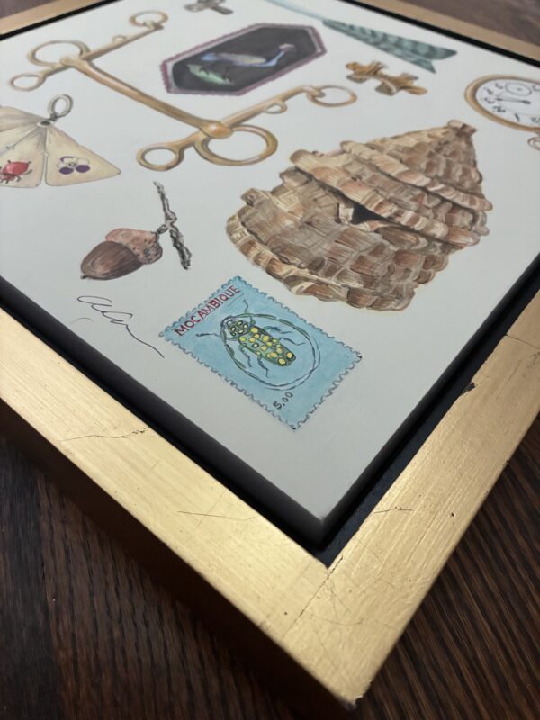 "Scavenger Hunt" collectibles treasures antique painting - Image 3