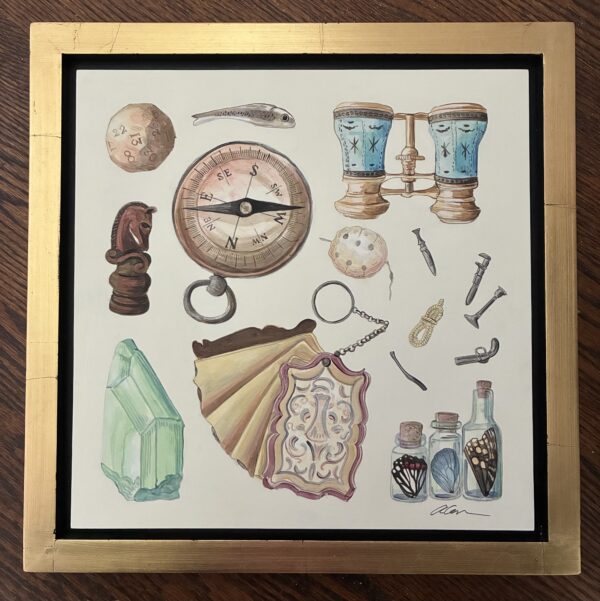 guilty-treasure-collectible-curiosities-art-painting-by-Allison-Cosmos