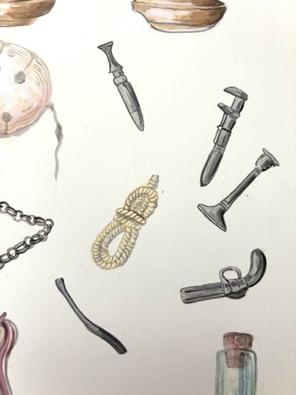 "Guilty Treasure" curiosities collectibles art painting - Image 6