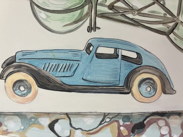 "It's All Antique To Me" treasures art painting - Image 6