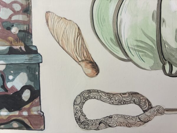 "It's All Antique To Me" treasures art painting - Image 7