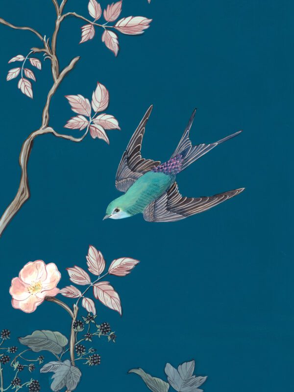 Once-Upon-A-Forest-peonies-forest-chinoiserie-art-print-by-Allison-Cosmos