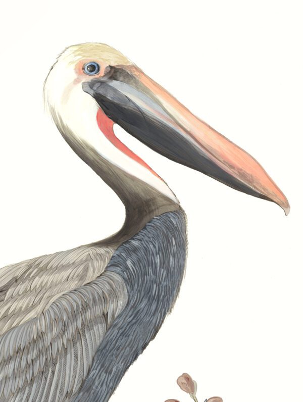 "Stand by Me" pelican coastal painting - Image 6