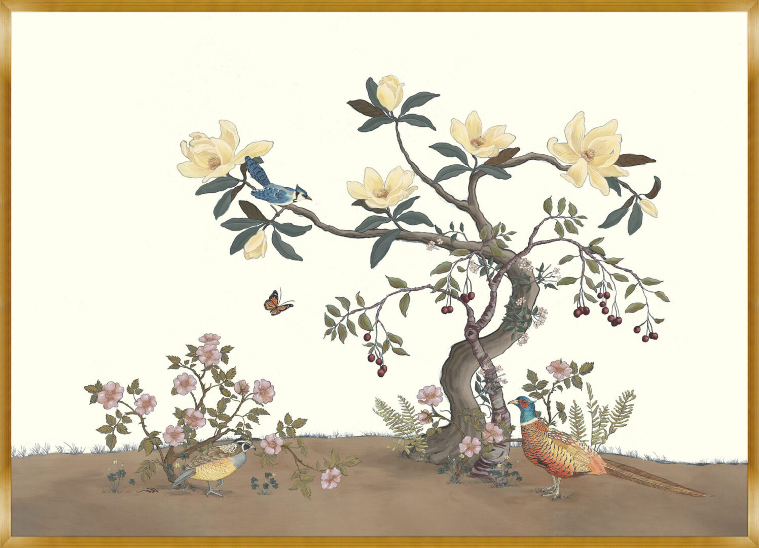Red-White-Bloom-Chinoiserie-tree-art-print