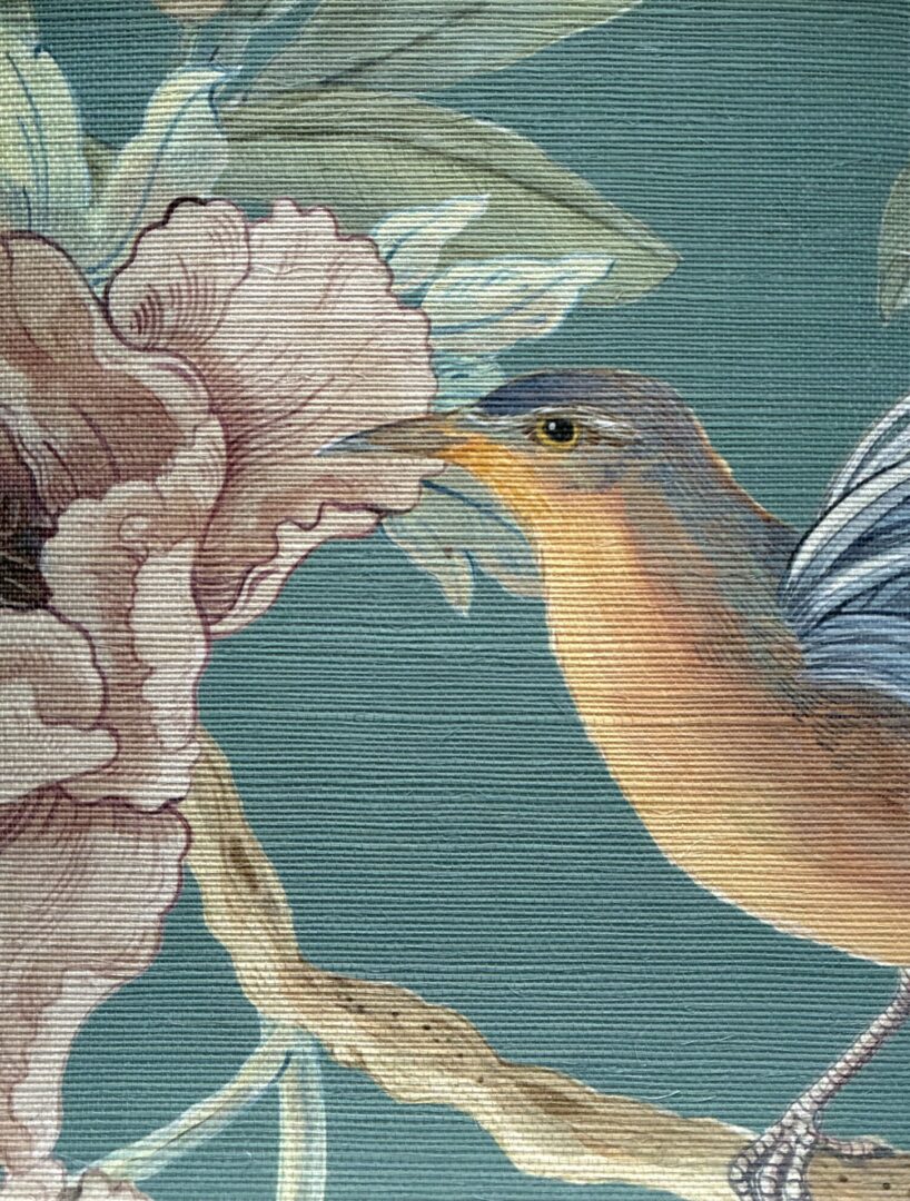 All-Things-Flight-and-Beautiful-grasscloth-memo-wallpaper-by-Allison-Cosmos