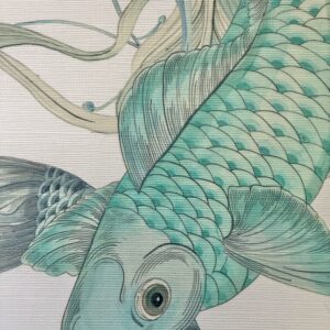 Big-Wish-Small-Pond-pool-Chinoiserie-Wallpaper-koi-fish-by-Allison-Cosmos